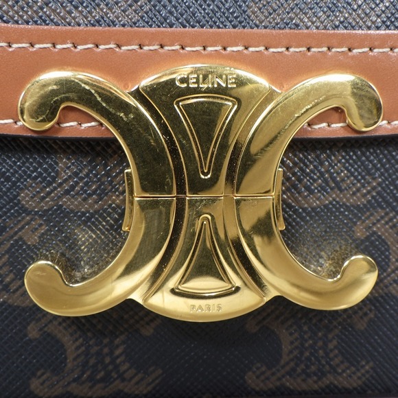 Celine Classic Triomphe Bag Canvas Tan - Picture 3 of 16